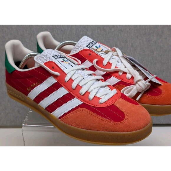 adidas Other - Adidas Shoes Gazelle Indoor Soccer Olympic Pack - Red Sz 11 New No Box 1F9641